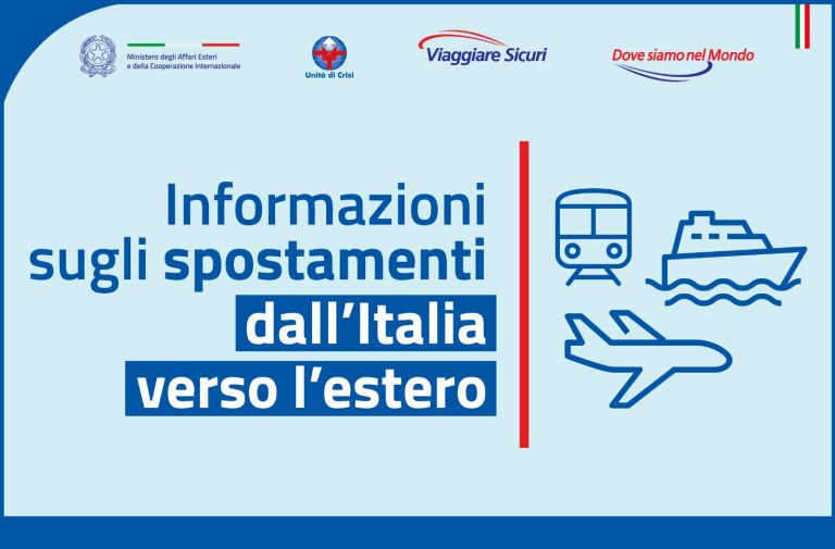 Shkoni ne faqe https://www.esteri.it/it/ministero/normativaonline/informazioni-sugli-spostamenti-dallitalia-verso-lestero/