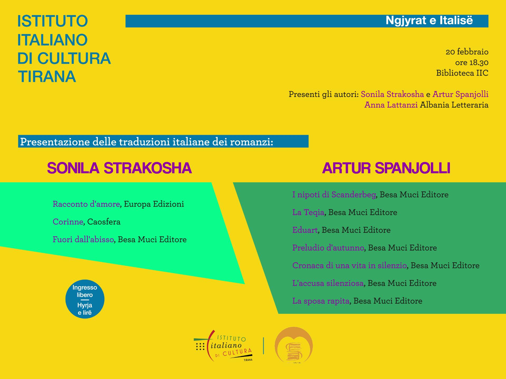 Invito_Artur Spanjolli – Sonila Strakosha