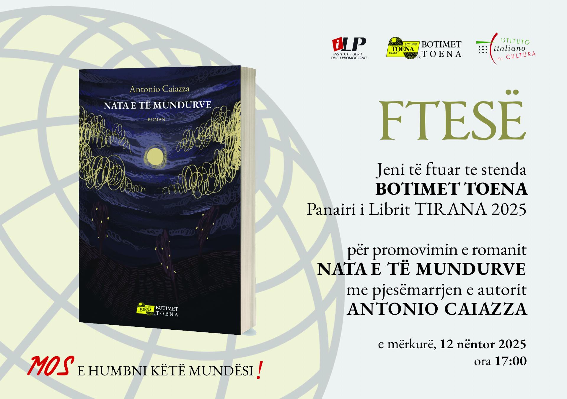 Panairi i librit 2025 Ftesa Antonio Caiazza