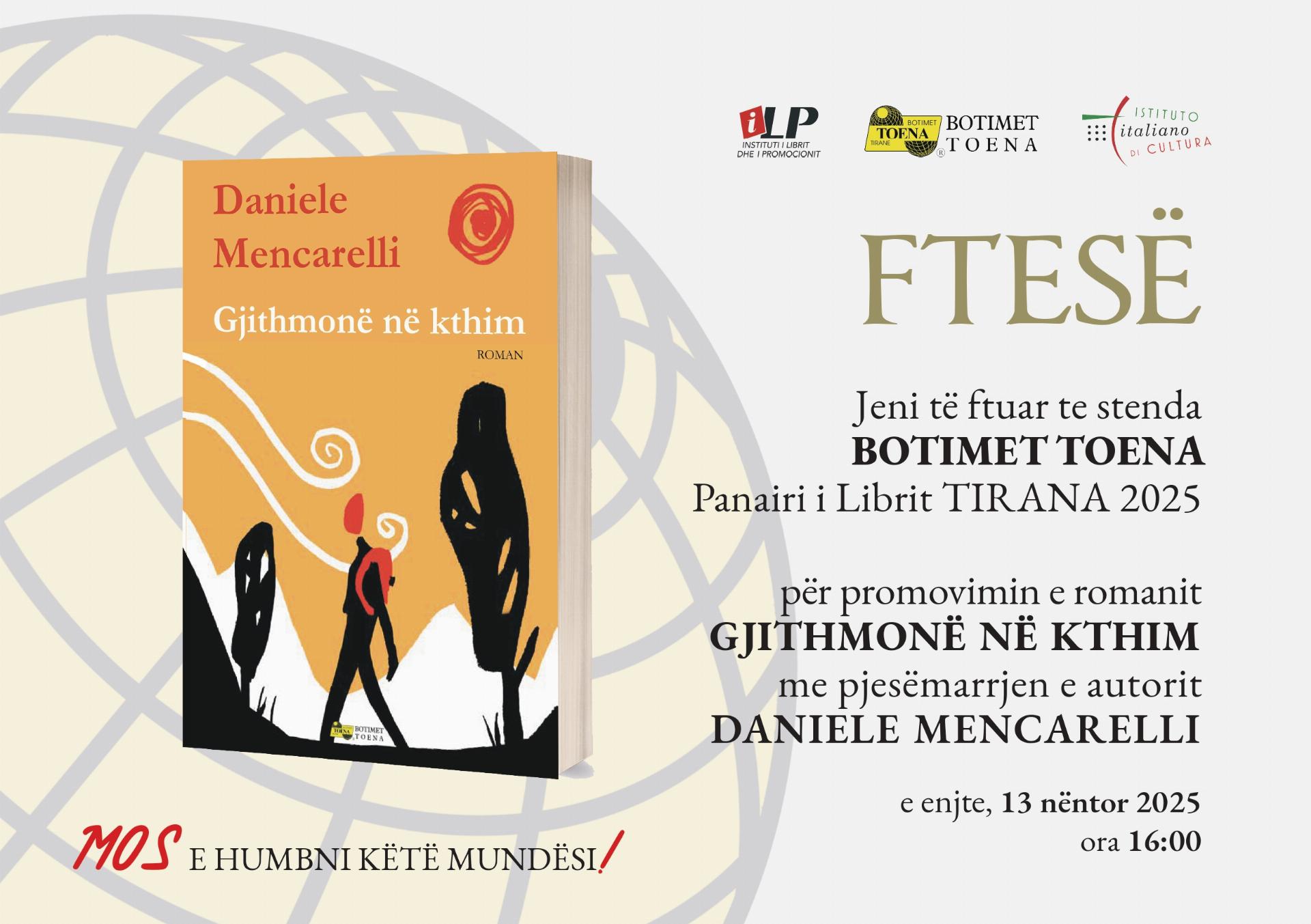 Panairi i librit 2025 ftesa Daniele Mencarelli