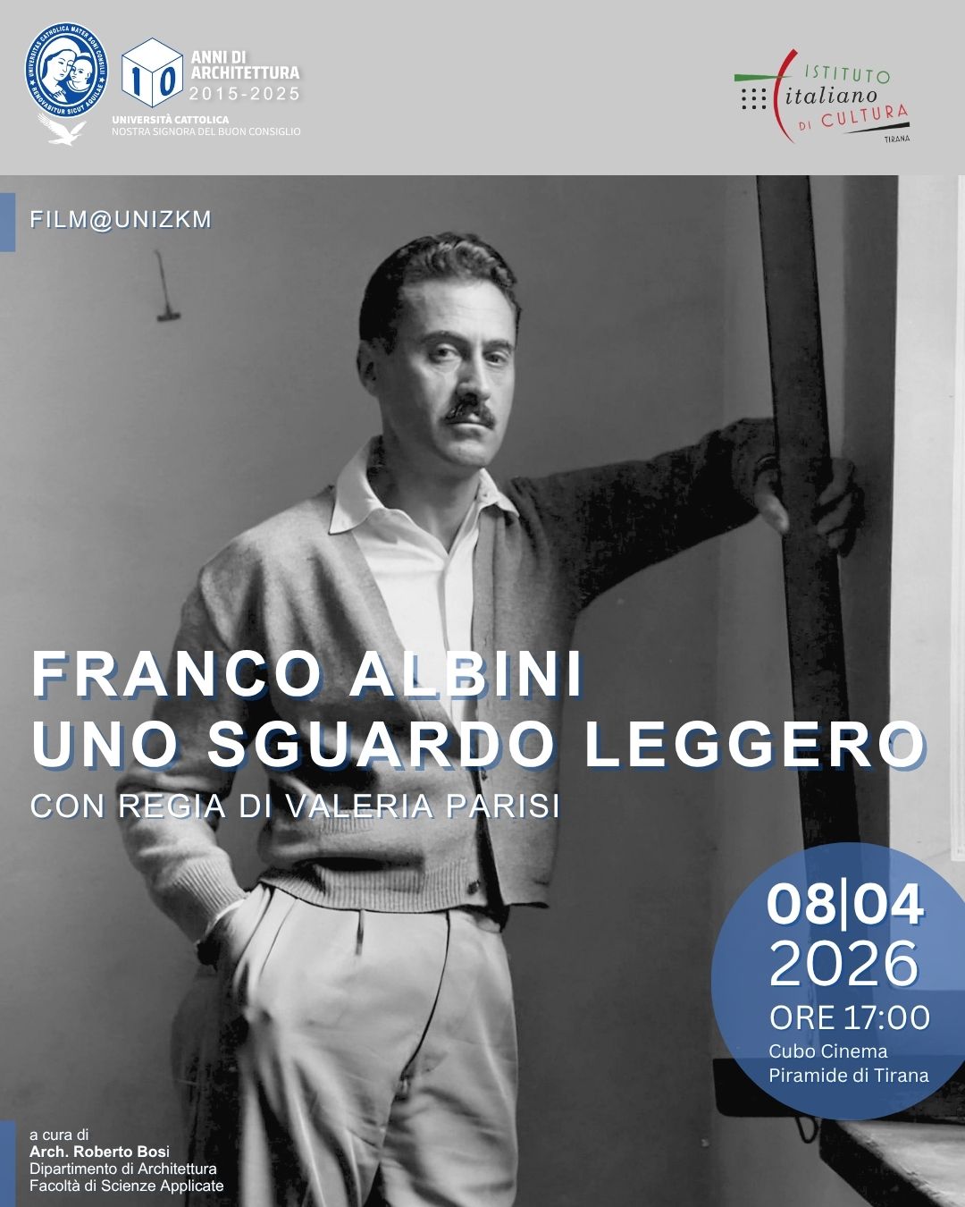1. Film_Franco Albini. Uno sguardo leggero (Locandina)