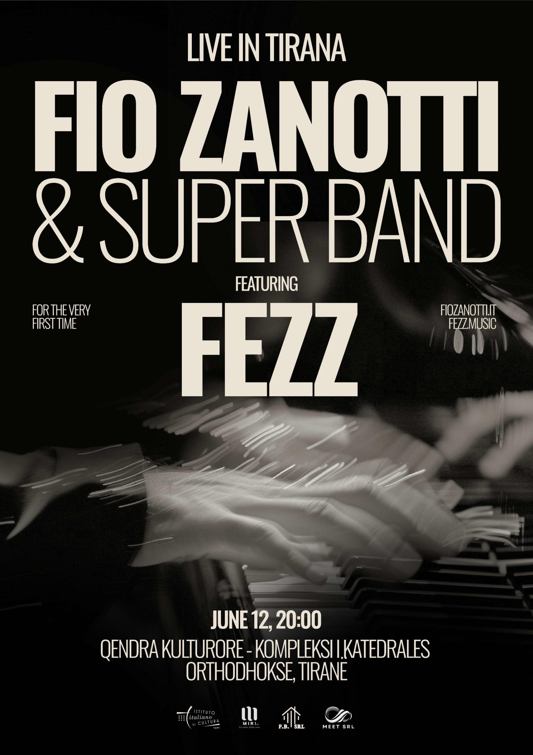 Poster Fio Zanotti&SuperBand ft Fezz
